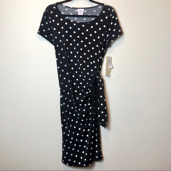 Oh Baby by Motherhood Dresses & Skirts - Polka Dot Black Maternity Dress